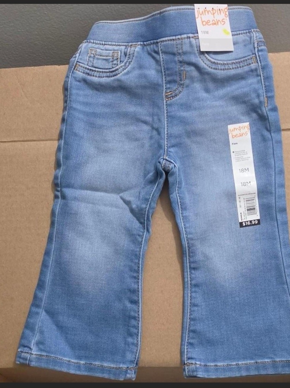 jumping beans Light Blue Girls' Flare Jeans